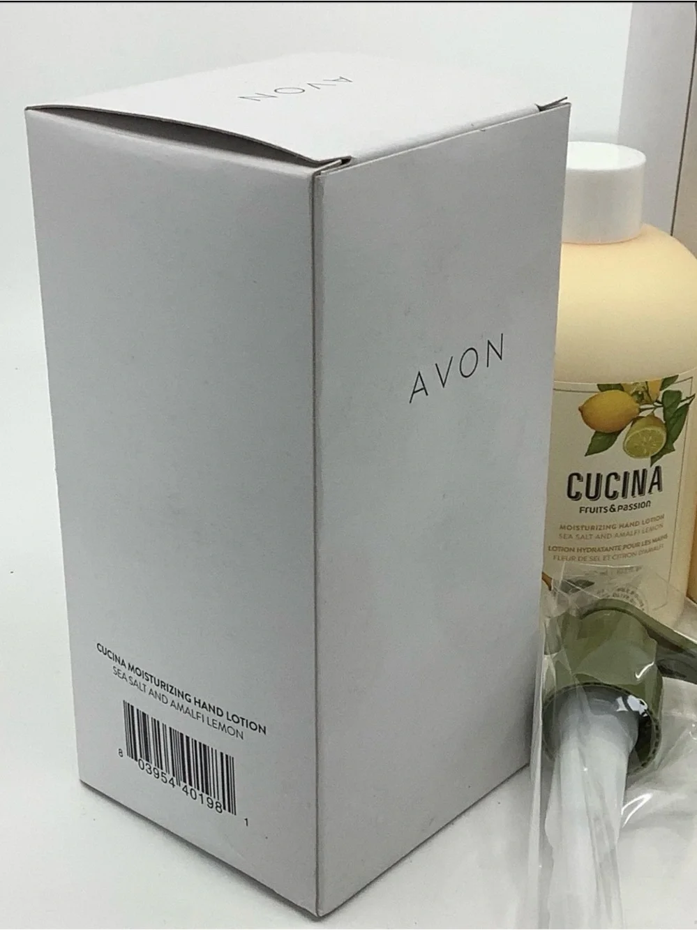 2 x Avon Cucina Fruits & Passion Sea Salt Amalfi Lemon Body Hand Lotion - 10 Oz.